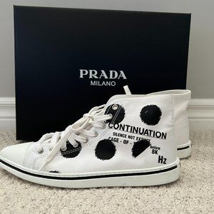 Prada polka dot sneakers (womens)